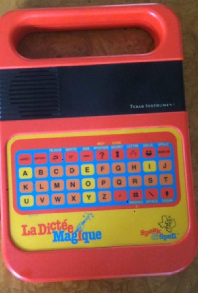 La Dictée Magique (COLLECTOR 1980 Texas Instruments )