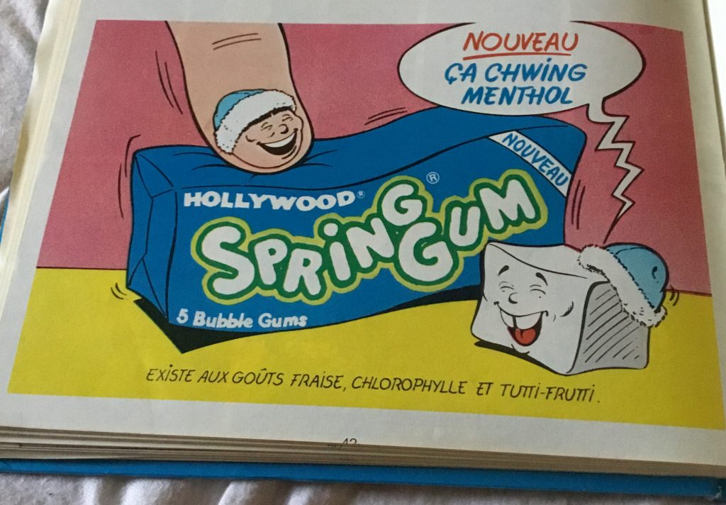 Spring gum le chewinggum qui chwing Kikitch le blog vintage des années 7080